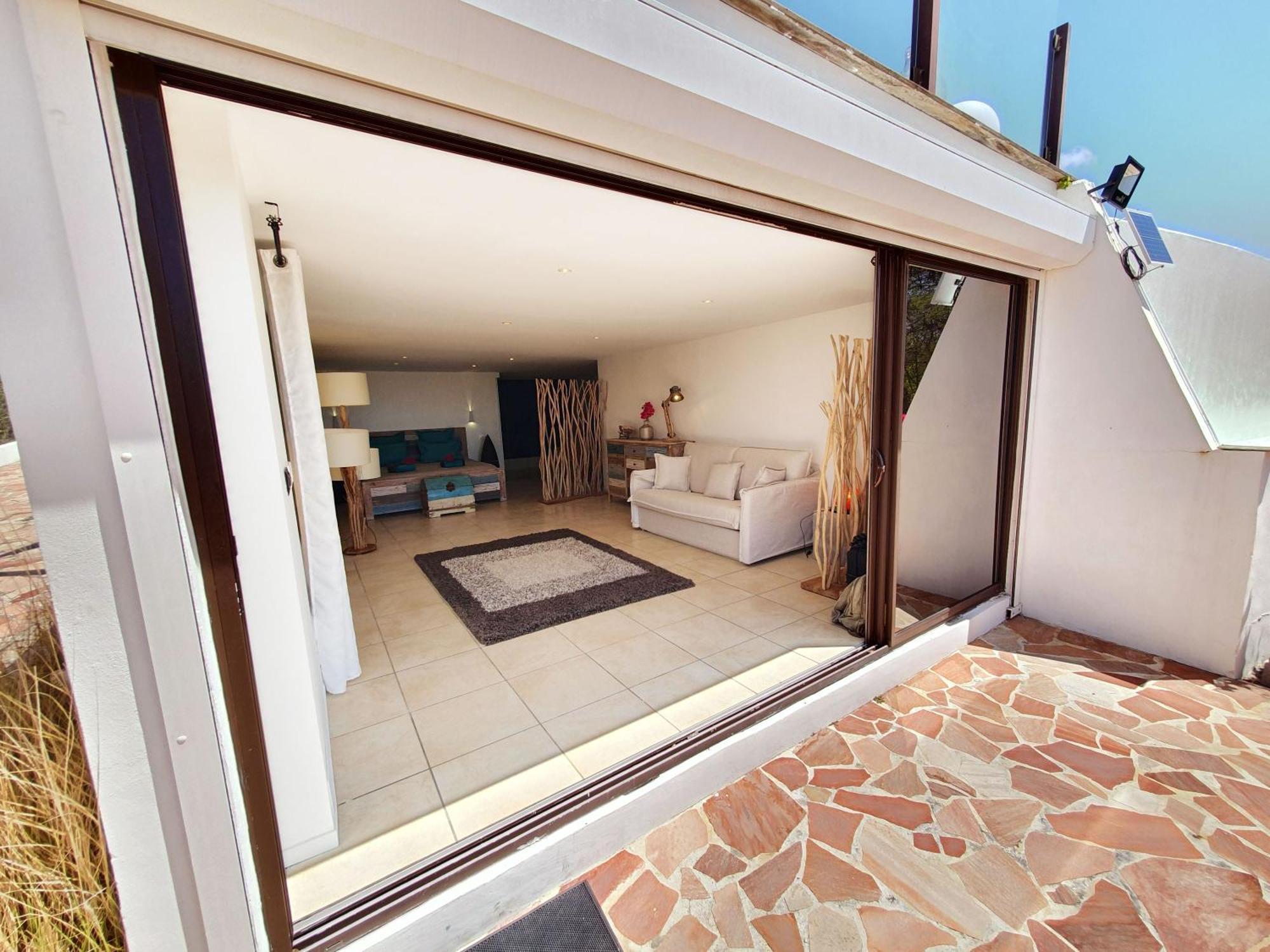 Villa Deluxe L'Hacienda Villa Vue Mer 180 Piscine Jacuzzi Proche Plage Marina Golf Pointe Des Chateaux Et Casino Jardin Clos Voyage Durable سانت فرانسوا الغرفة الصورة