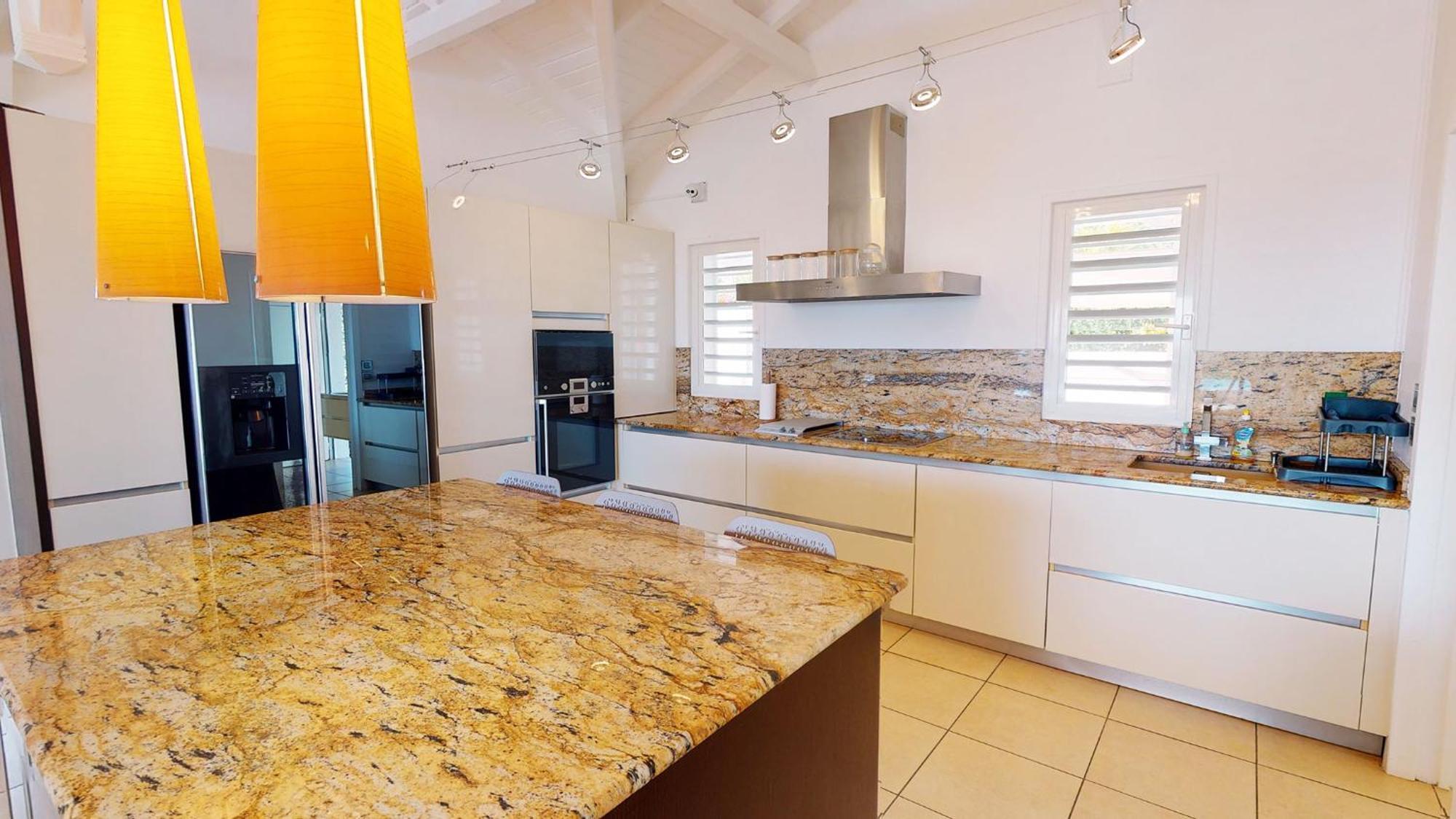 Villa Deluxe L'Hacienda Villa Vue Mer 180 Piscine Jacuzzi Proche Plage Marina Golf Pointe Des Chateaux Et Casino Jardin Clos Voyage Durable سانت فرانسوا الغرفة الصورة