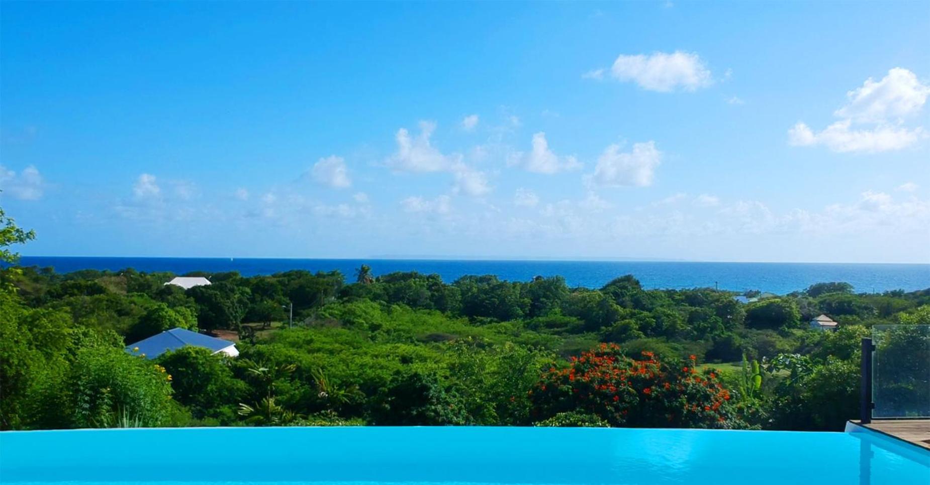 Villa Deluxe L'Hacienda Villa Vue Mer 180 Piscine Jacuzzi Proche Plage Marina Golf Pointe Des Chateaux Et Casino Jardin Clos Voyage Durable سانت فرانسوا الغرفة الصورة